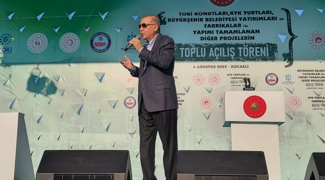 Erdoğan; Kocaeli destan üstüne destan yazıyor
