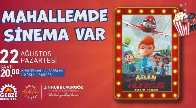 Gebze Belediyesi çocukları sinemaya davet etti