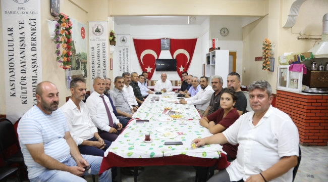 Başkan Bıyık, Darıca için istişarelerde bulunuyor
