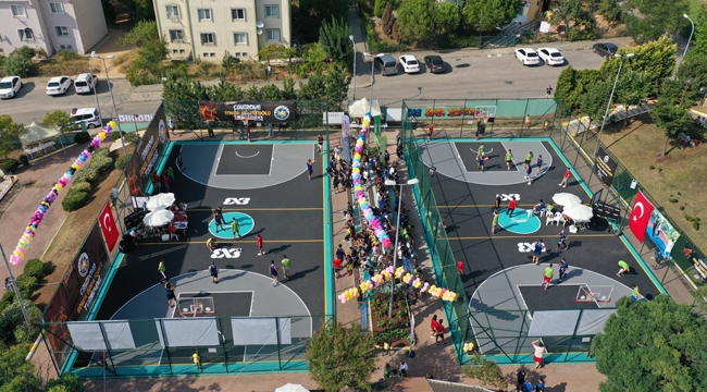 Çayırova'da sokak basketbolu turnuvası