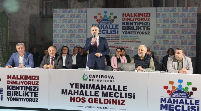 Çiftçi, mahalle mahalle vatandaşlarla buluşuyor