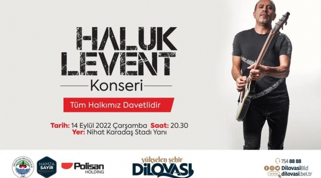 Haluk Levent konser için Dilovası'na geliyor