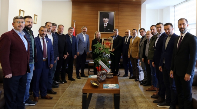AK Parti Kocaeli Milletvekillerinden KOTO’ya ‘hayırlı olsun’ ziyareti
