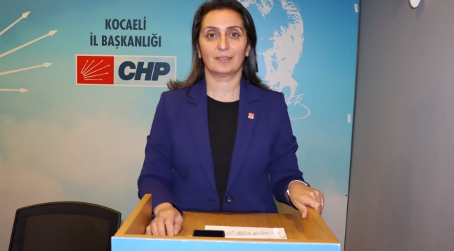CHP İl Kadın Kolları Başkanı Kaya'dan anlamlı açıklama