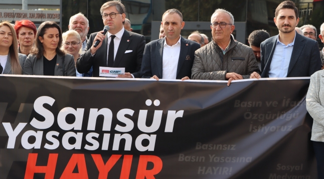 CHP Kocaeli, yeni basın kanunu ile alakalı açıklama yaptı