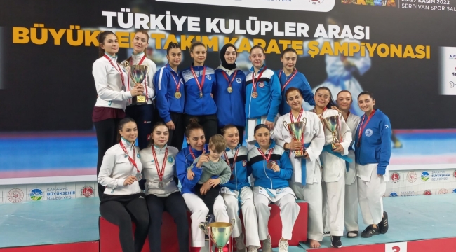 Kağıtspor Karate Erkek-Bayan Takımları Türkiye Şampiyonu oldu