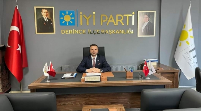 İYİ Parti Derince İlçe Başkanı Sulu'dan sitem