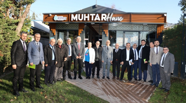 Büyükşehir, Darıcalı muhtarlarla buluştu