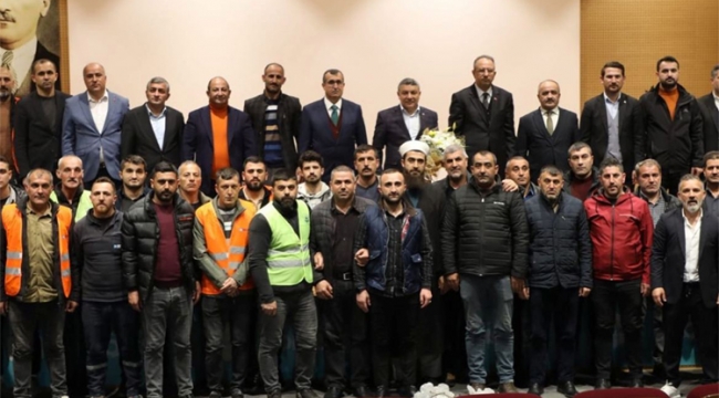 Kaymakam Kubilay'dan Başkan Şayir'e teşekkür