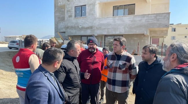 Zafer Mutlu, Başkan Büyükakın ile Hatay’da görüştü