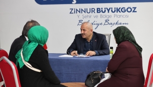 Başkan Büyükgöz Gebzelileri halk buluşmalarında ağırlıyor