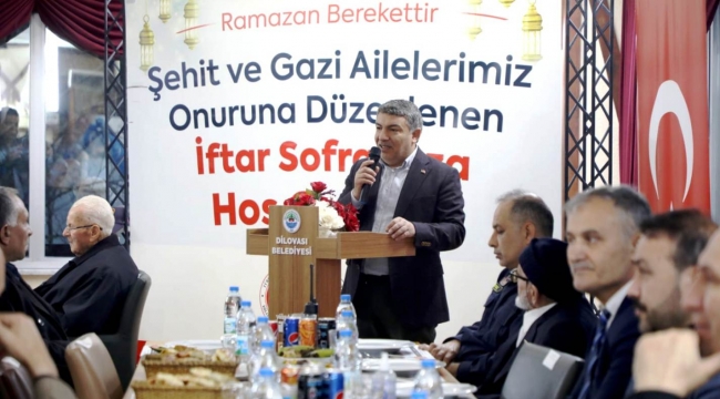 Dilovası'nda ilk iftar; gaziler ve şehit aileleriyle gerçekleşti