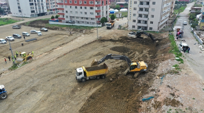 Kocaeli Büyükşehir, Hatay esnafına 7 noktada prefabrik çarşı kuruyor