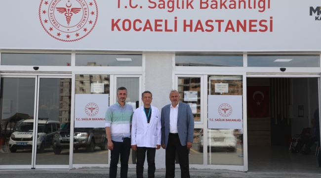 Defne'deki Kocaeli Hastanesi'ne bayram ziyareti