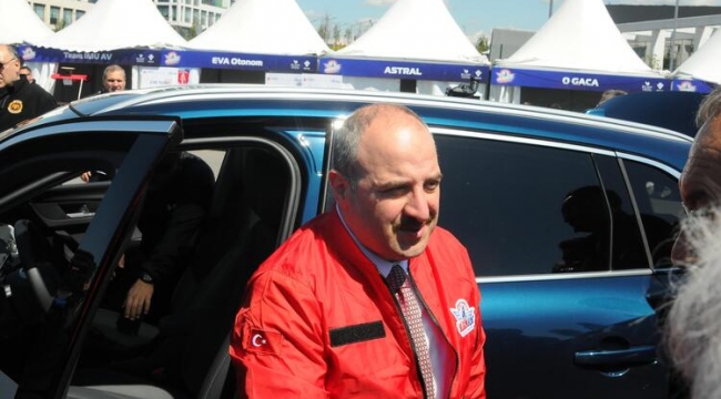 Gebze'ye Togg ile gelen Bakan Varank: Bu heyecanı yaşamak gurur verici!