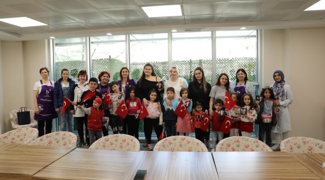 İzmitli çocuklar ara tatilde okul yorgunluğunu Çocuk Atölyelerinde atıyor