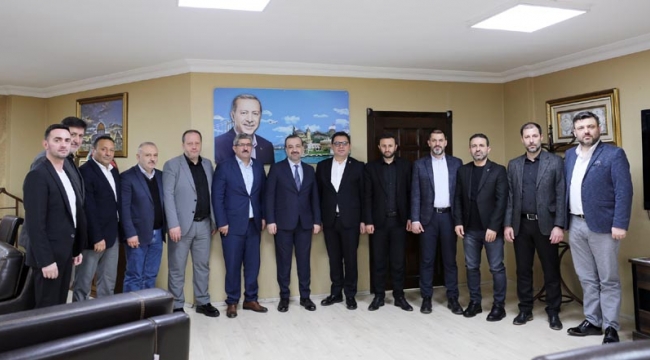 KOTO'dan, AK Parti'nin Yeni İl Başkanı Talus'a tebrik ziyareti
