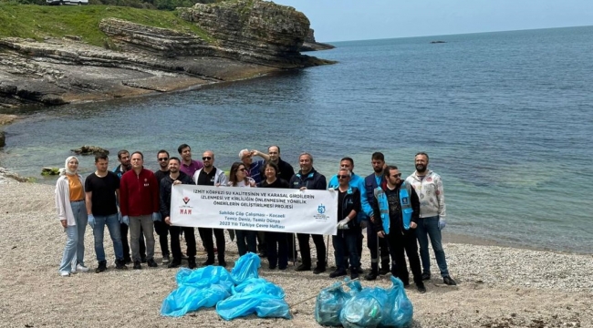 Büyükşehir'den Deniz Çöpleri İzleme Çalışması