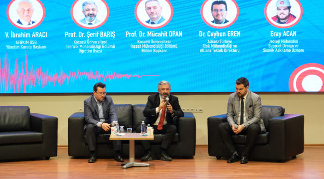 GEBKİM'in düzenlediği "Endüstri Tesislerinde Deprem" Semineri yoğun ilgi gördü