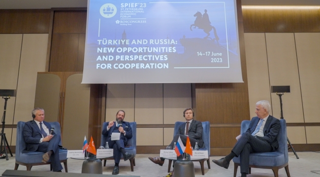 Türk İş Dünyasına Rusya’dan Yeni Dünyanın İnşası için SPIEF Daveti