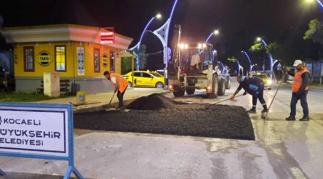 Yol Bakım Timi gece gündüz çalışıyor