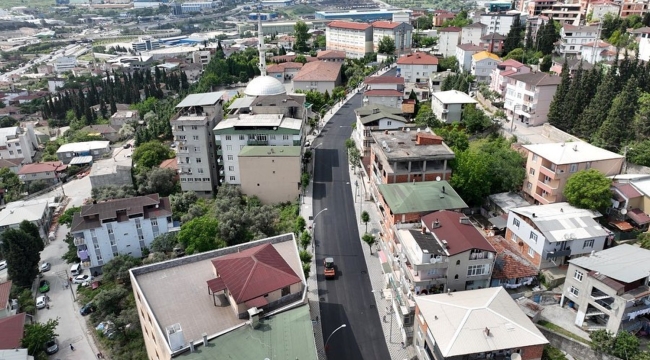 Dilovası İstiklal Caddesi yenilendi 