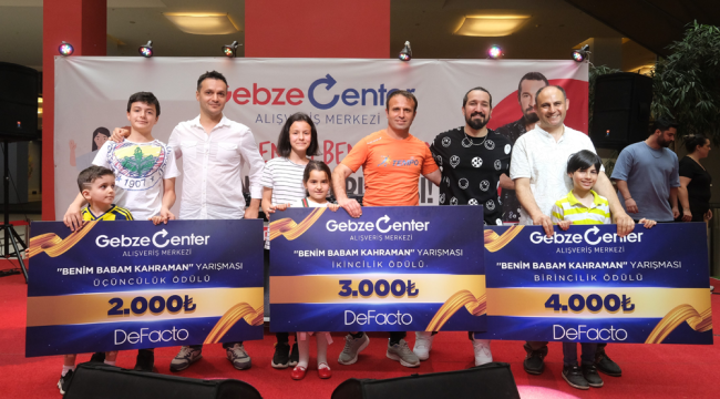 Gebze Center'da Babalar Günü coşkusu yaşandı