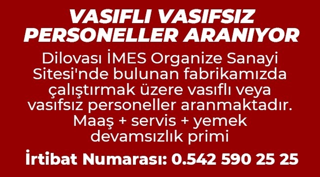 Personel ilanı