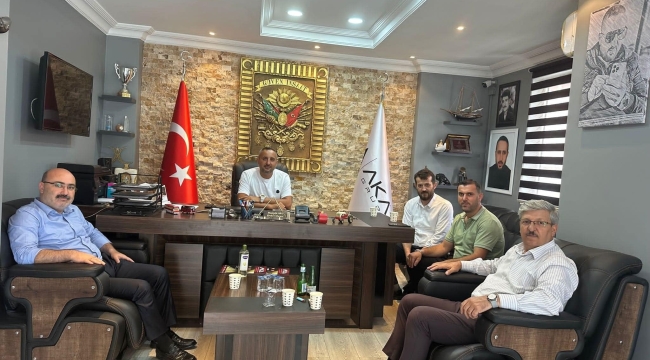 Başkan Acay ziyaretlerini sürdürüyor... Mustafa Aka'yı da unutmadı!