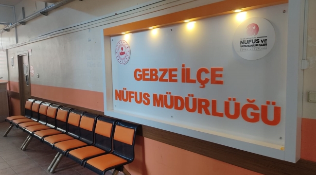 Hafta sonu İzmit ve Gebze nüfus müdürlüğü açık!