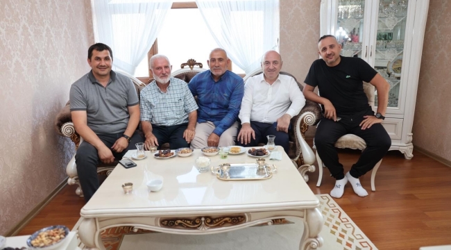 Milletvekili Yılmaz ve Başkan Bıyık ile Acay'dan Aka ailesine ziyaret
