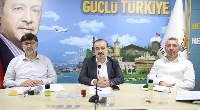 AK Parti, haftalık yönetim toplantısını yaptı