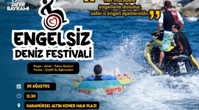Büyükşehir'den 3. Engelsiz Deniz Festivali