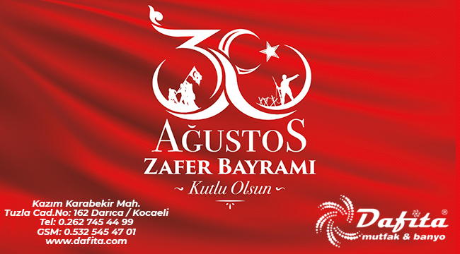 Dafita Mutfak 30 Ağustos Zafer Bayramı kutlaması