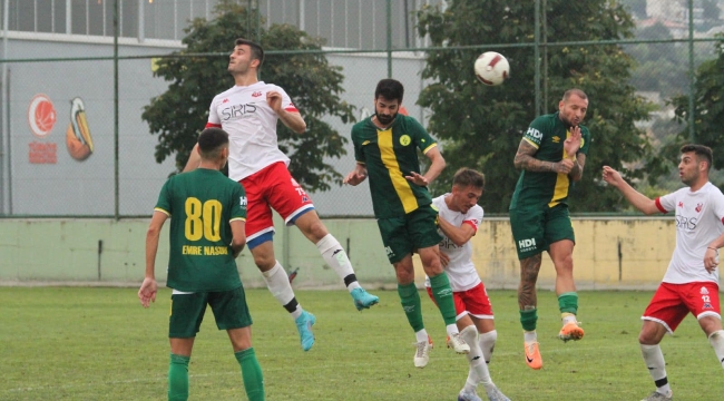 Darıca G.B, hazırlık maçında Bulvarspor ile 1-1 berabere kaldı