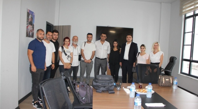 Asayiş Şube Müdürü basın mensuplarını ağırladı