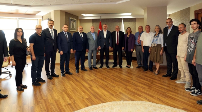 Başkan Büyükakın, Ahilik Kutlama Komitesini konuk etti