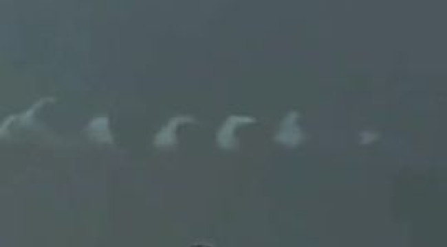 Dünyada nadir görülen o bulut Darıca'da görüldü!