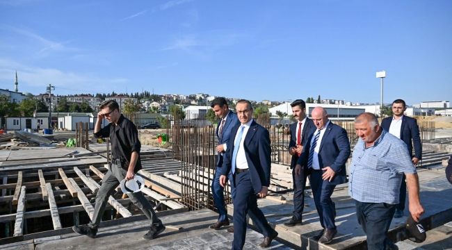 Vali Yavuz, Darıca'da devam eden projelerin çalışmalarını yerinde inceledi