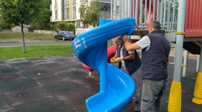 Darıca’da parklar çocuklar için yenileniyor