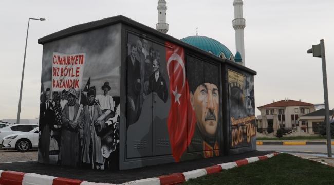 SEDAŞ, Cumhuriyetin 100. yılı coşkusunu trafoya yansıttı