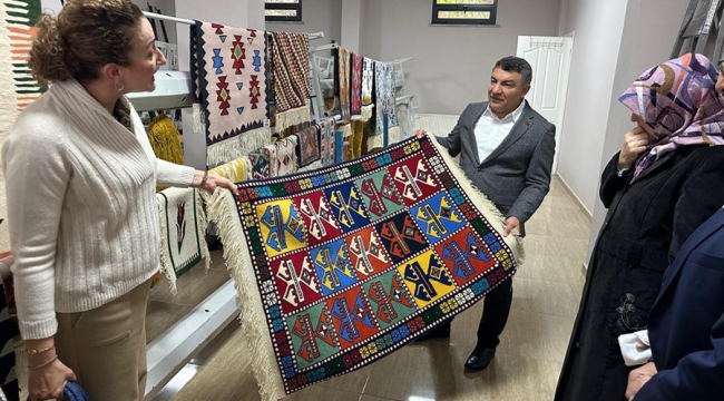 Dilovası'nda İlk Halı Tezgahtan İndi