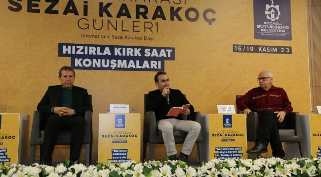 "Hızırla 40 Saat şiiri, semada açılmış bir gök sofrasıdır"