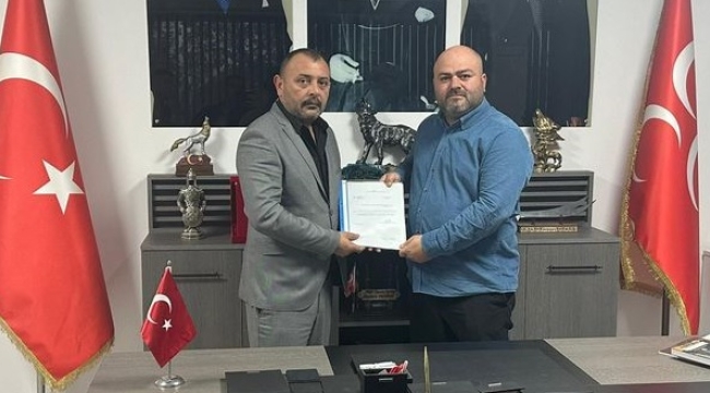 MHP'li Ağbaba, meclis üyeliği başvurusunu yaptı