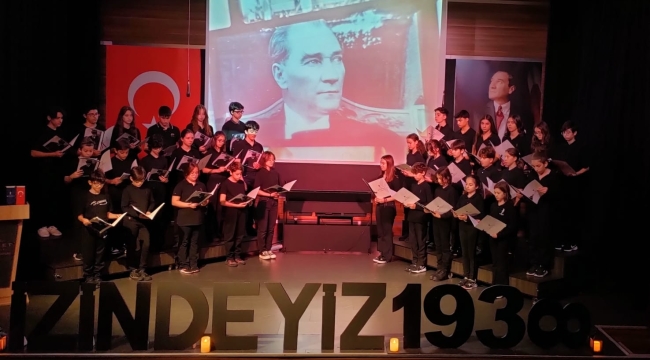 Özel Kocaeli Bilnet Okulları Gazi Mustafa Kemal'i Minnet ve Özlemle Andı