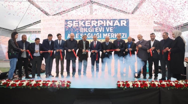 Şekerpınar Bilgi Evi ve ASM hizmete açıldı