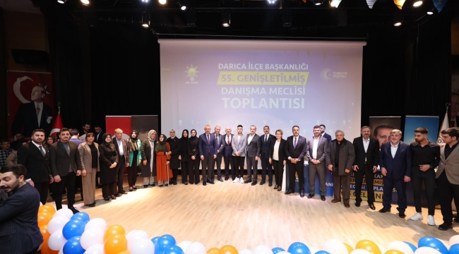 Ak Parti Darıca'nın danışma toplantısına yoğun ilgi gösterildi