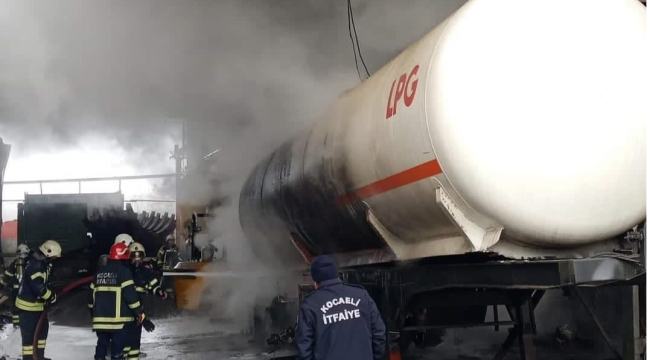 Fabrikada boş LPG tankı patladı; 1 yaralı