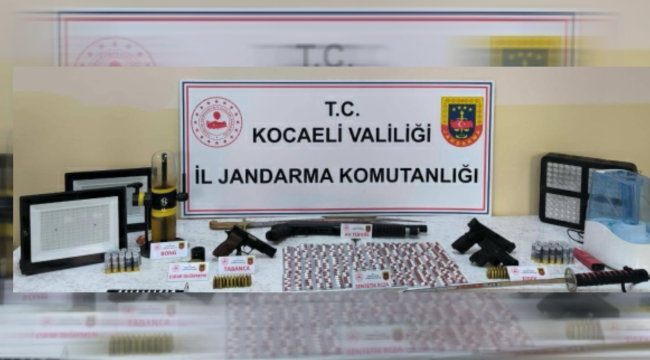 Kocaeli'de uyuşturucu operasyonu: 3 kılıç ele geçirildi
