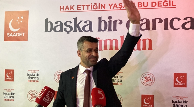 Saadet Partisi Darıca Belediye Başkan adayı Selim Çetinkaya oldu